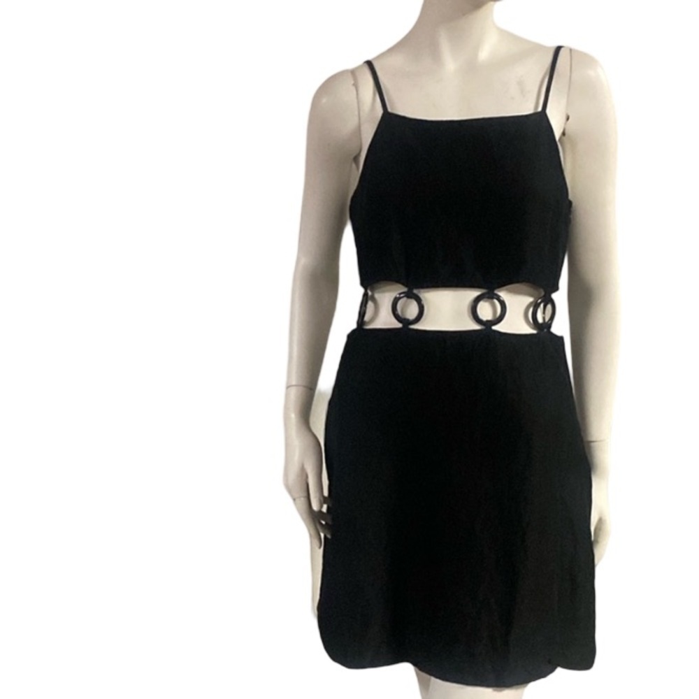 Paris atelier  black ring dress size 8(runs small)
